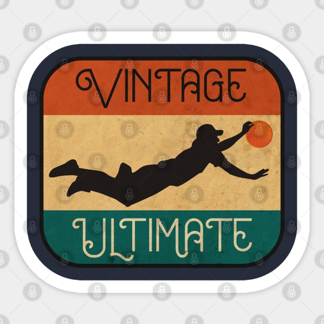 Vintage Ultimate Sticker by CTShirts